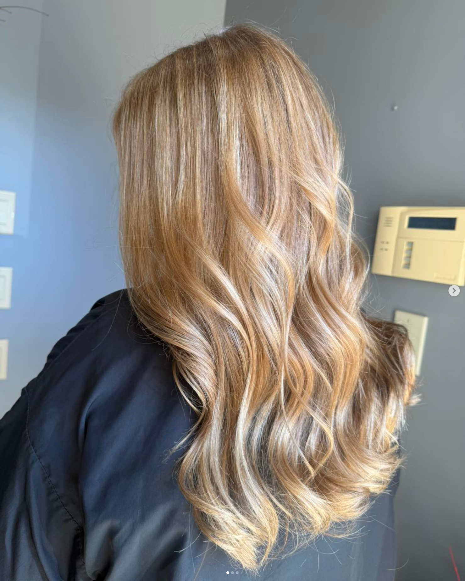 Platinum blonde styling